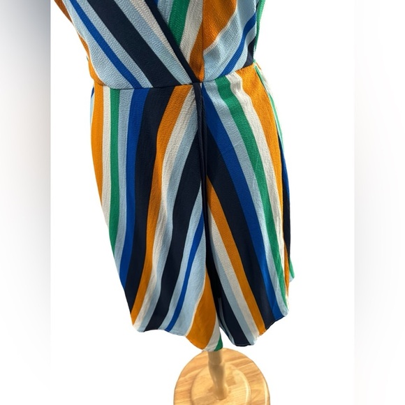 Monteau Spaghetti Strapped Multicolored Wrap-Front Mini Dress-size L (NWT) - Picture 4 of 6